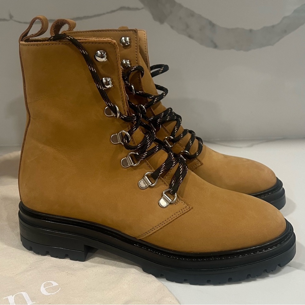 Jenni Kayne women's oiled leather mountain boots‎ size 7 New without tags or box